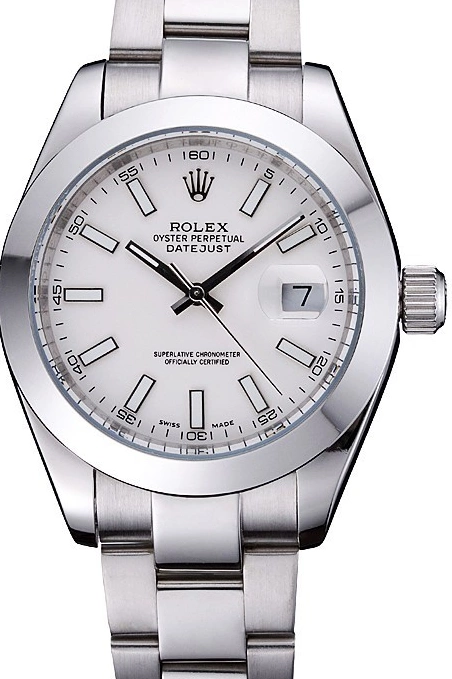 Good copy rolex watches Rolex Datejust Stainless Steel White 622266 Dial Case 0526